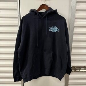 Mac Miller Swimming In Circles Sweatshirt Graphic Pullover Hoodie Size XXL